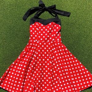 Minnie Mouse Cosplay 1950s pin up Dress
